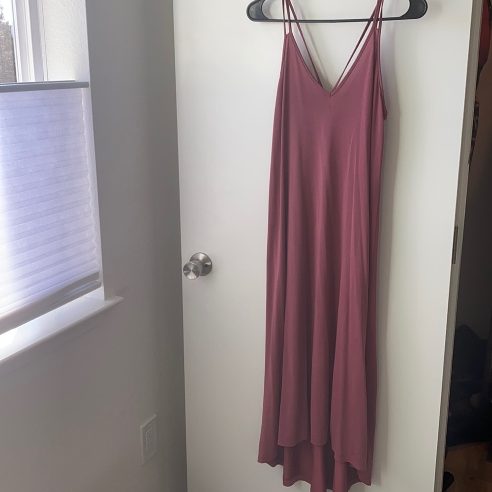 Simple mauve dress